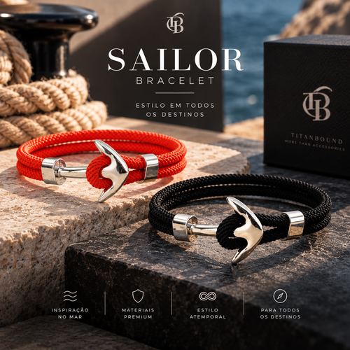 Pulseira Sailor - 2 opções de cores