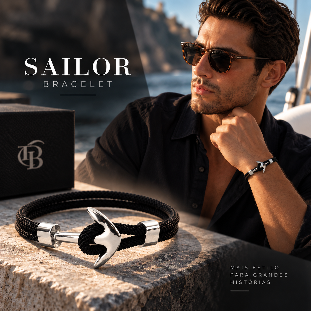 Pulseira Sailor - 2 opções de cores
