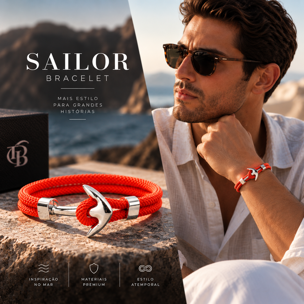 Pulseira Sailor - 2 opções de cores