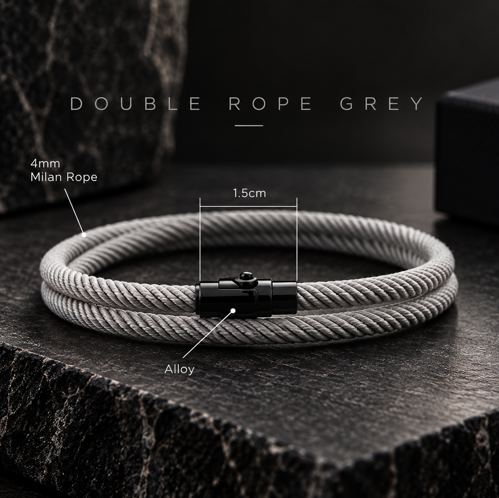 Pulseira Double Rope - 3 opções de cores