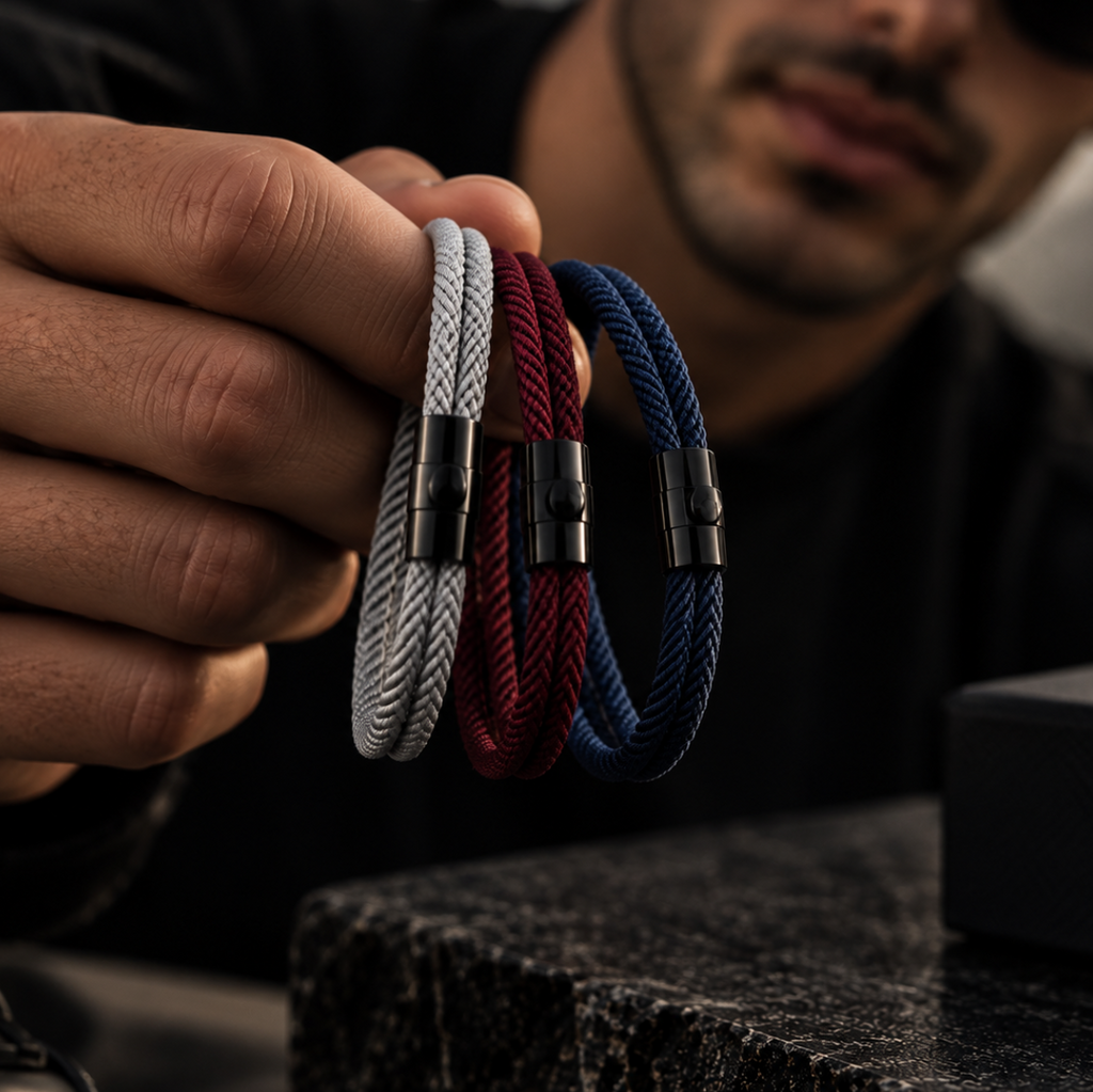 Pulseira Double Rope - 3 opções de cores